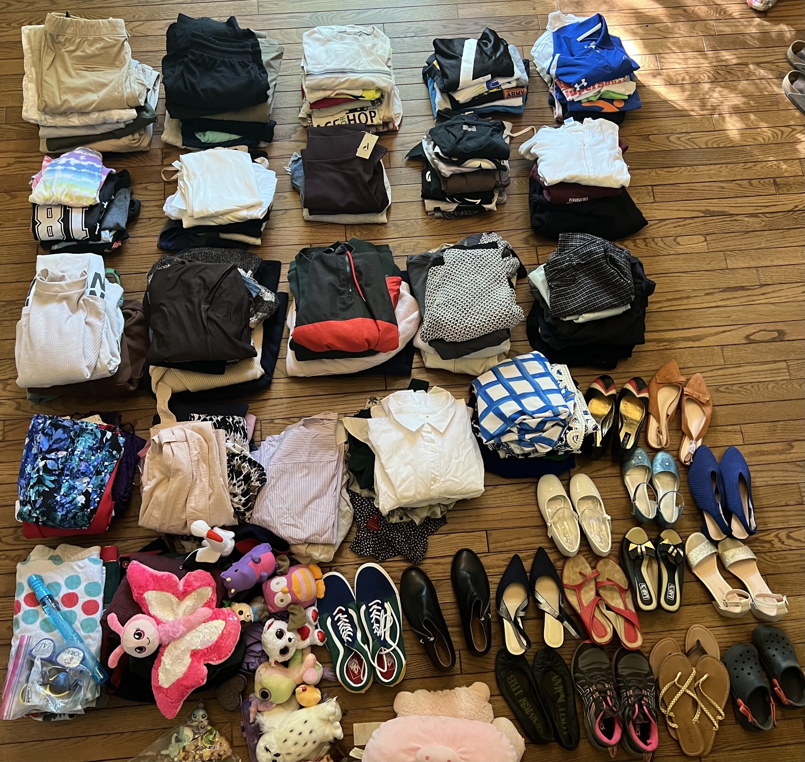 Clothes and shoes donation