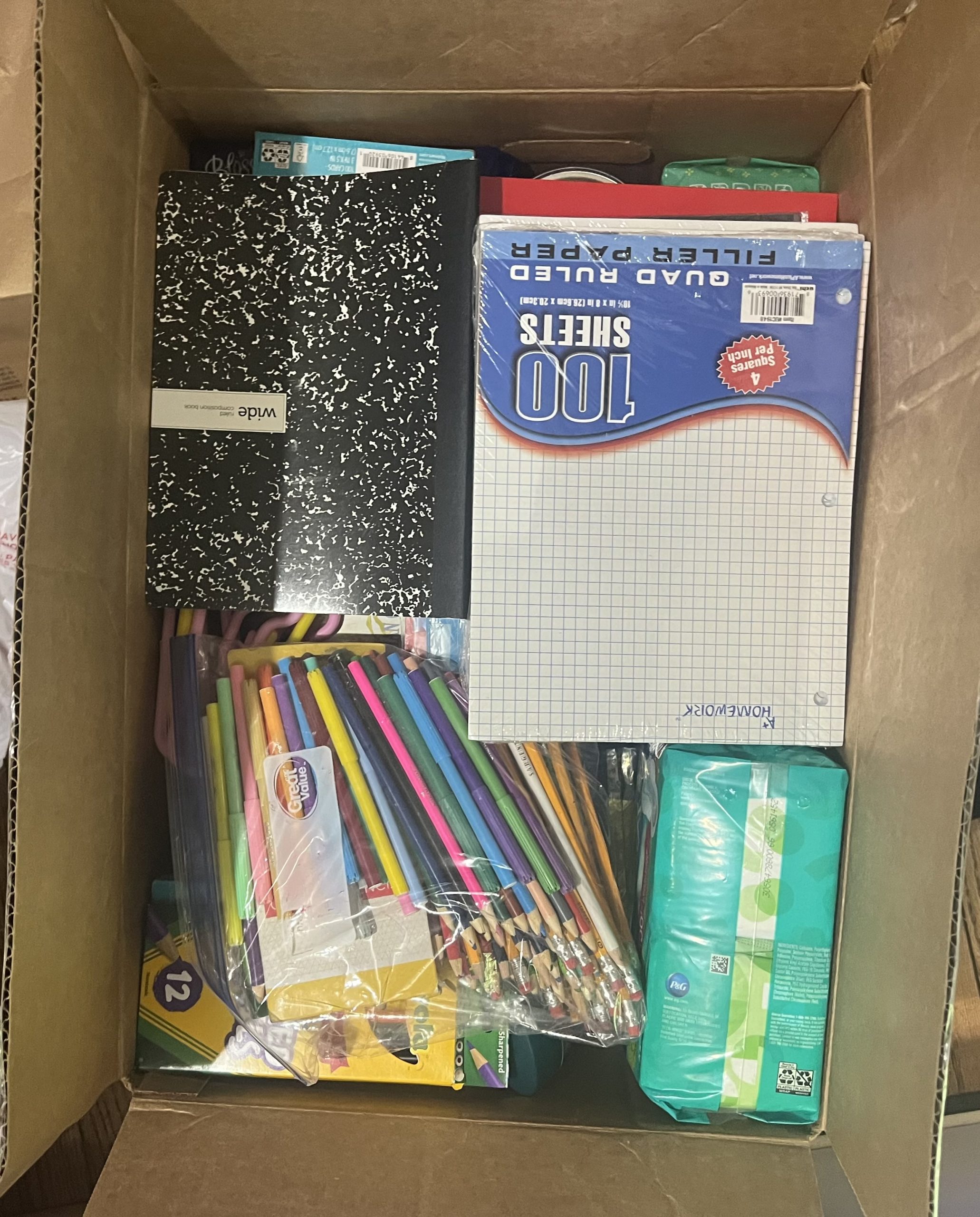 School supplies donation at Atholton High School